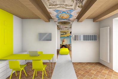 Il progetto di allestimento di un punto informativo turistico
