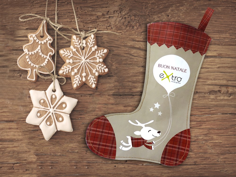 calza di natale stampabile